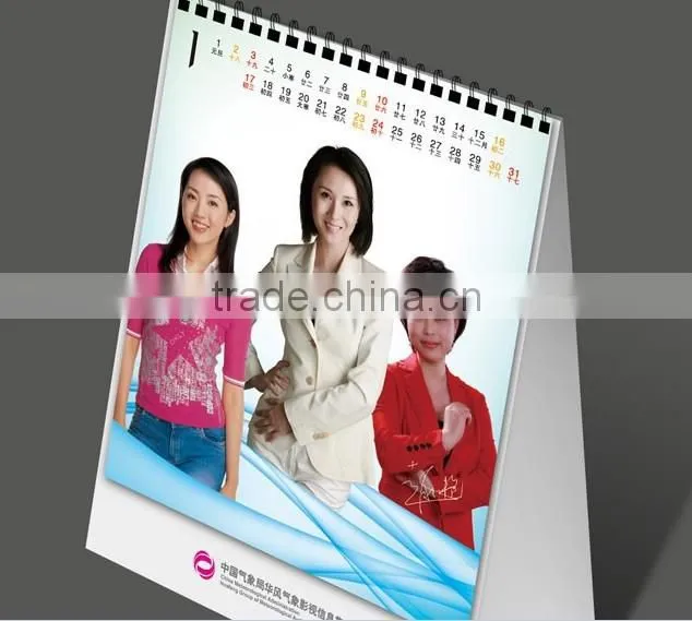 2014 newly desk calendar design