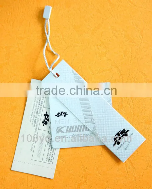 New Design garment jeans hang tags designs