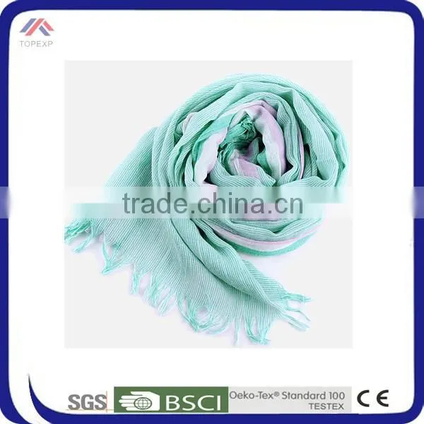 Custom Pink Polyester Satin Scarf Trendy Scarf