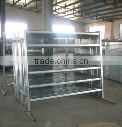 Stables for cattle barrier in galvanized for cattle