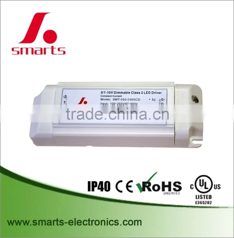 waterproof electronic 300ma 18w indoor lighting drivers