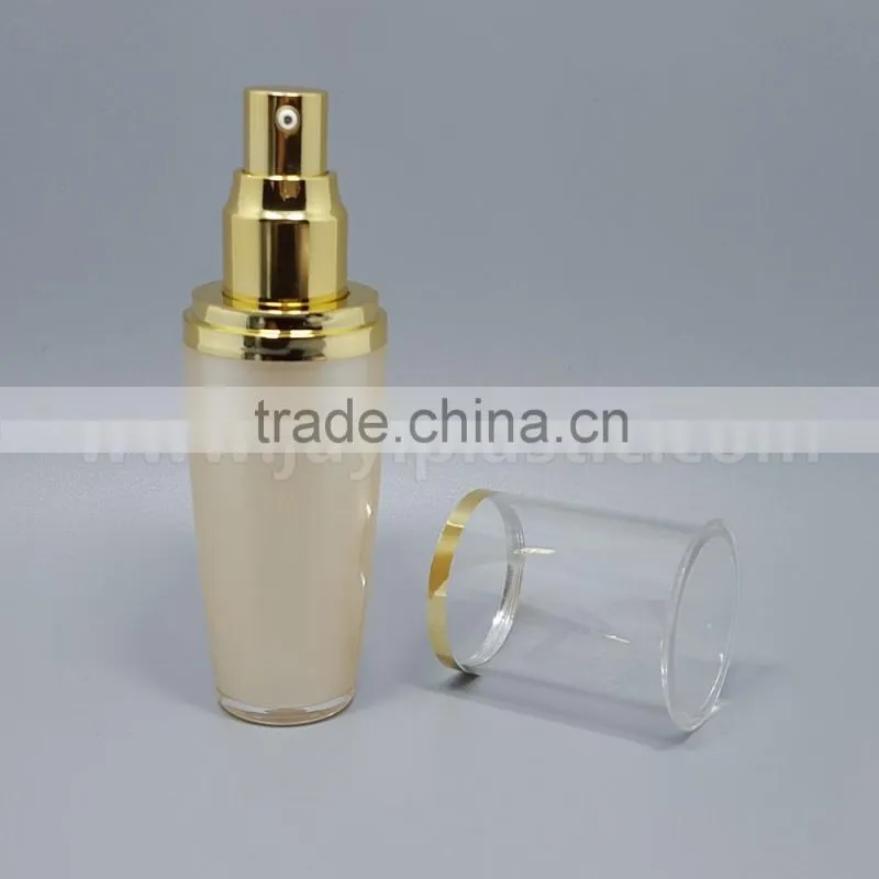 Mushroom Shape Plastic Acrylic Lotion Bottle Cosmetic Packaging ,Hot Sale Acrylic Cosmeitc Bottles For Skin Care
