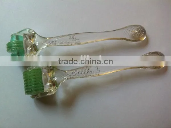 transparent handle for titanium/stainless steel needles 192/75 derma rolling system