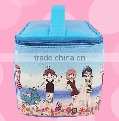 Good quality colorful cosmetic bag for lady