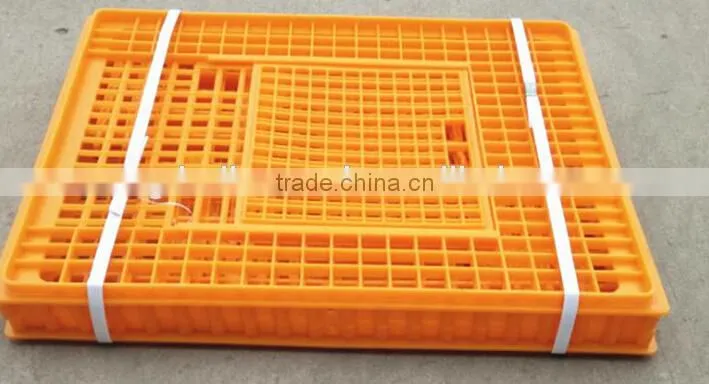 Big yellow colour chicken transport cage