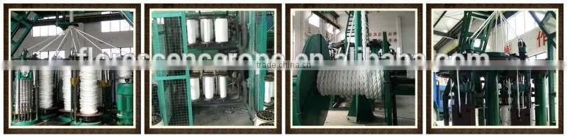 8 Strands PP mixed with Polyester rope 80mm colored mooring rope for sale