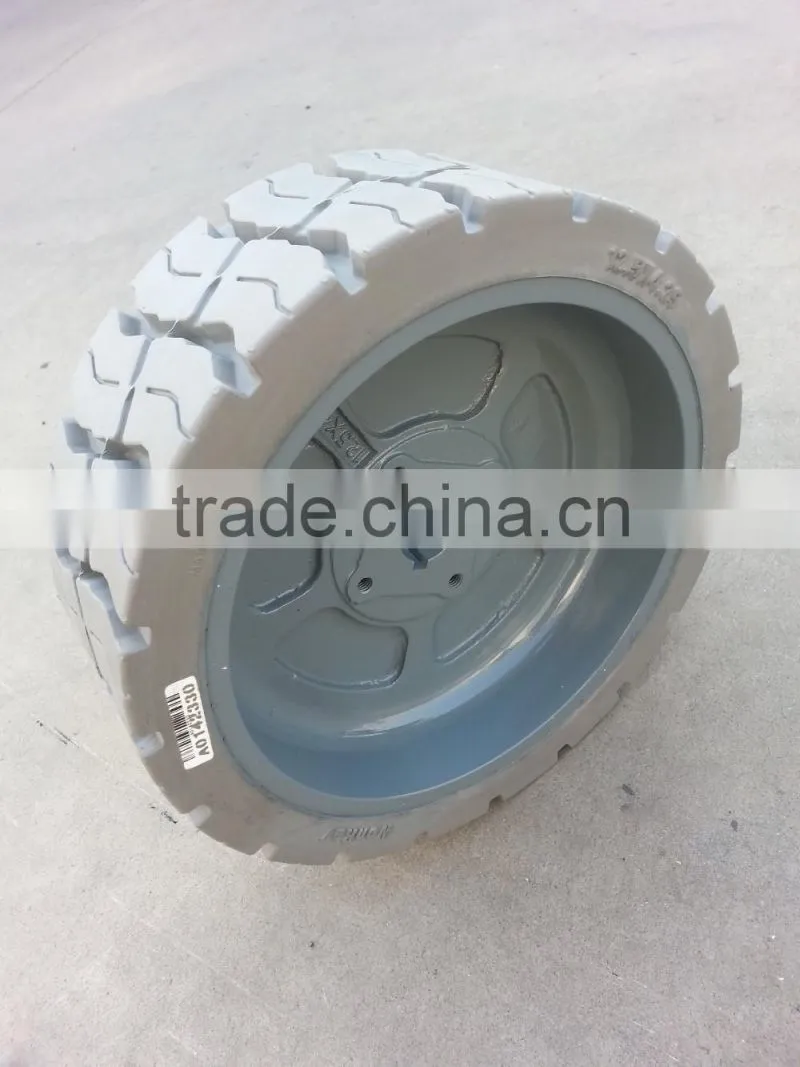 hot sale 15x5 scissor lift wheel for el machine