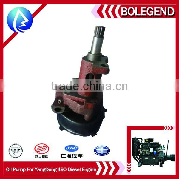 Yangdong 490 diesel engine spare parts oil pump for forlift heavy equipment parts