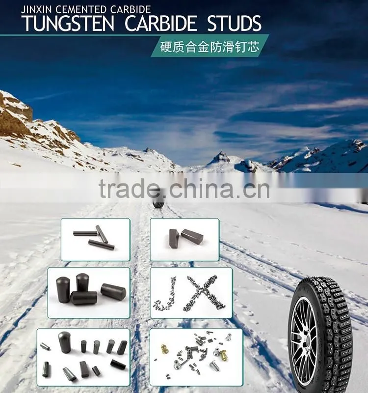 Tungsten Carbide Antiskid Threaded Studs Pins for Car Bus Tyrers Shoes with Polished
