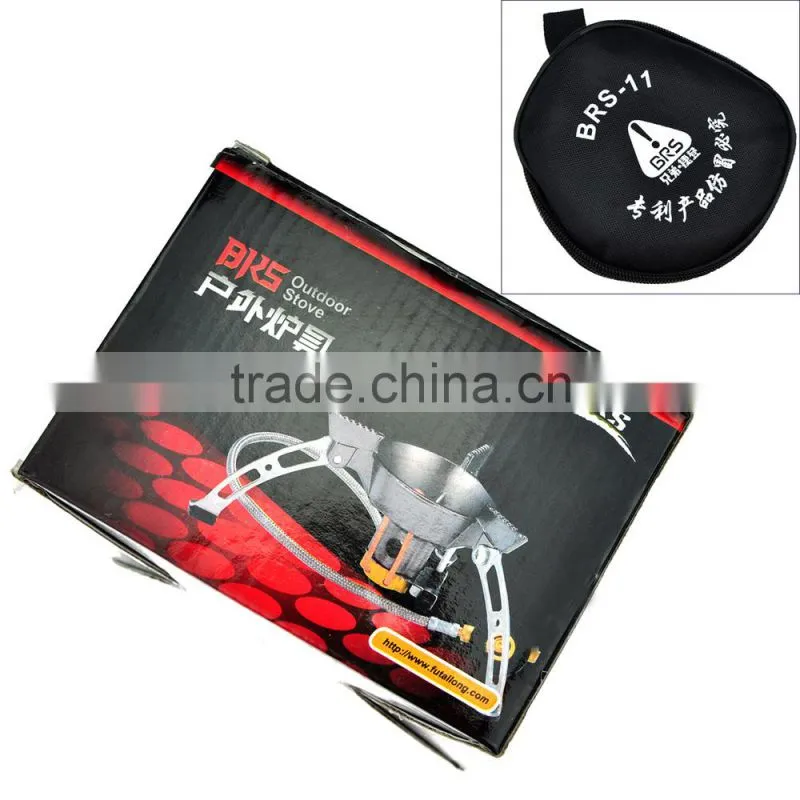 Mini Foldable Stainless Steel Outdoor Gas Fire Energy Saving Windproof Stove
