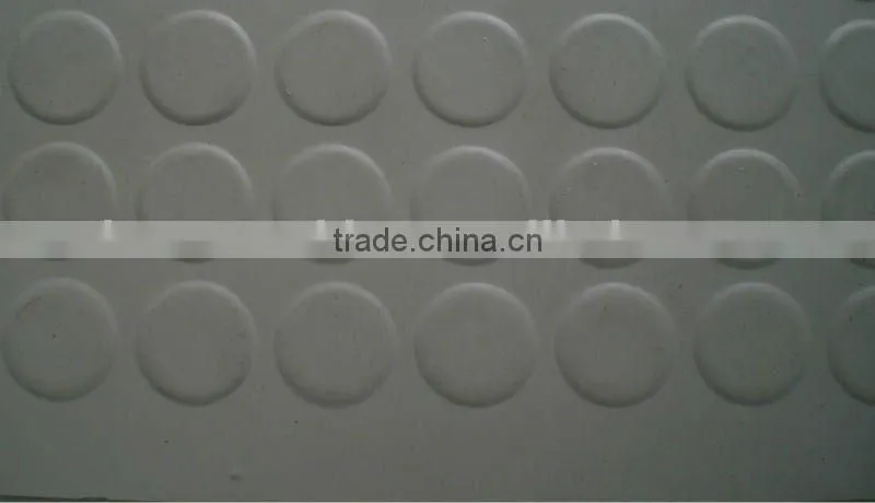 3mm thickness anti slip round studded rubber floor mat