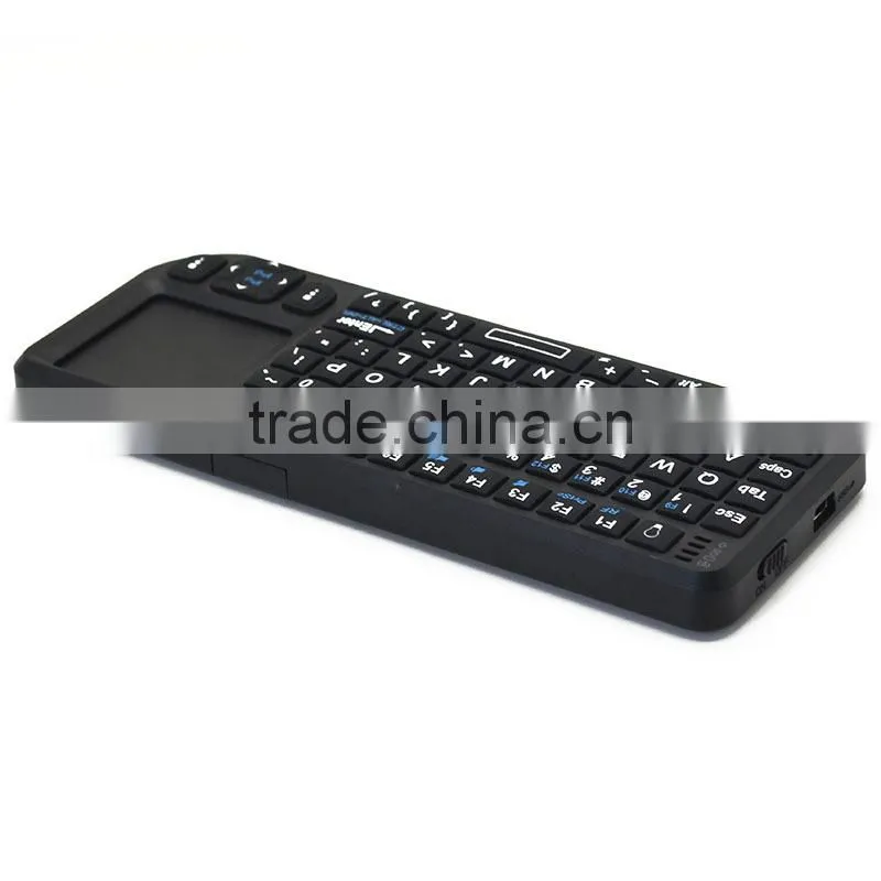 2.4G mini wireless keyboard and mouse for ipad Android TV Box Mobile Phone Smart Phone Wireless touchpad silicone mini keyboard