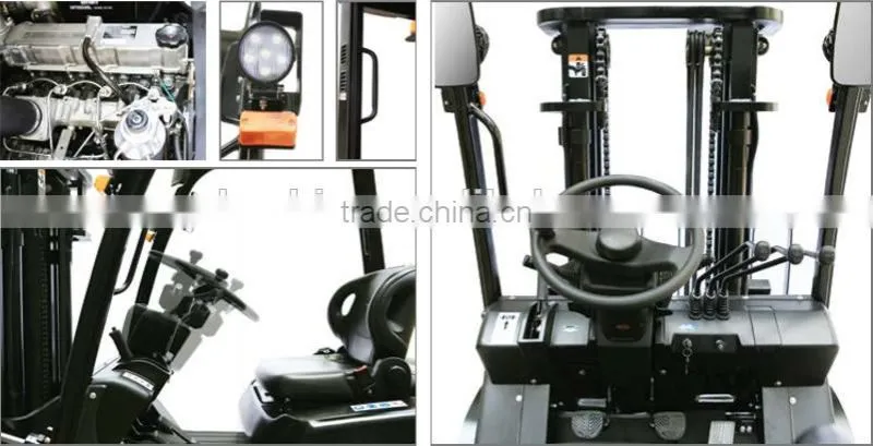3 ton 3.5 ton diesel forklift with Japanese Mitsubishi S4S engine