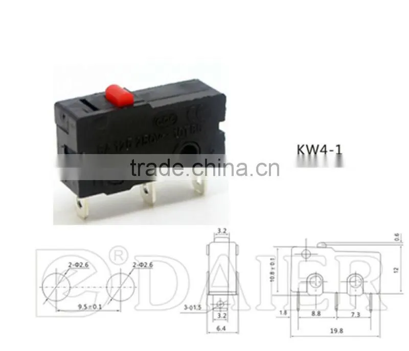 limit micro switch with no lever