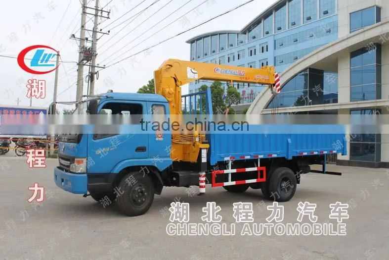 8t dongfeng crane truck for sale, truck-mounted crane,truck with crane