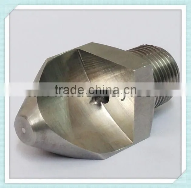 Stainless steel or brass or plastic water spray V jet nozzle