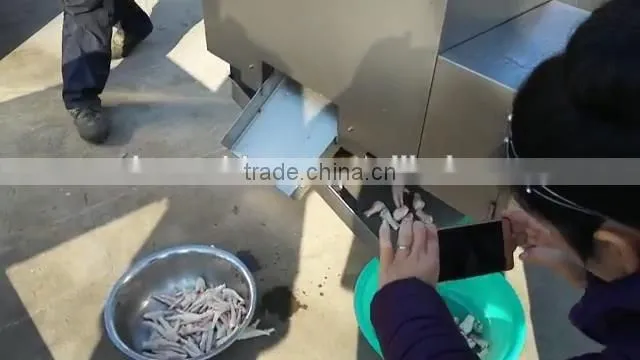 automatic chicken feet processing machine duck chicken feet pawl cleaning slaughting machine