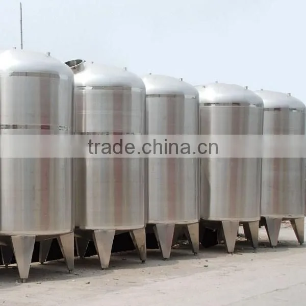 Sanitary stainless steel beverage storage tank vertical steel storage tank prices