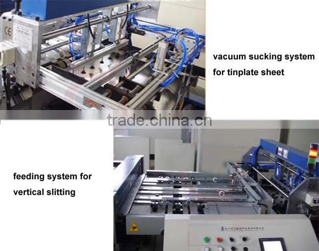 Automatic tin can body cutting machine for food can