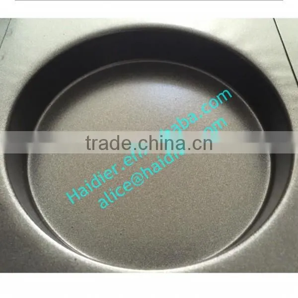 High quality aluminum alloy hamburger baking pans 30 cups/ round bread bakery tray