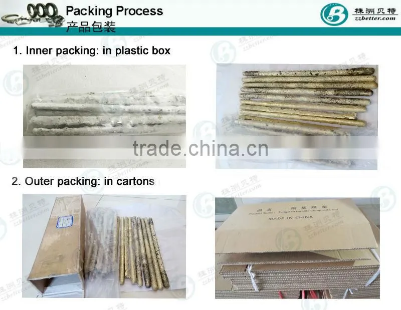 Tungsten carbide composite rod welding rod