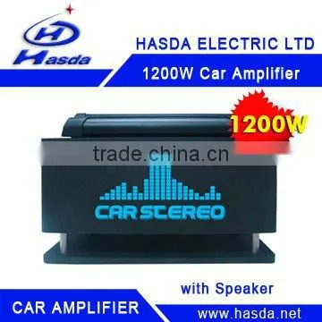 24V 1200W 4 Channel Bridgeable auto amplifier