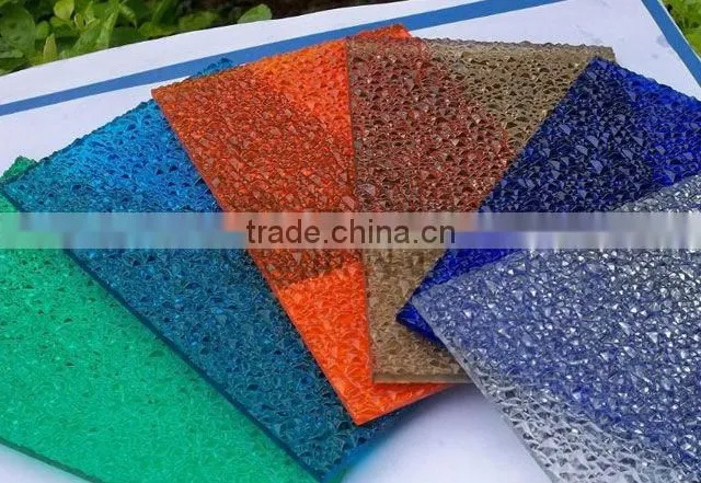 Crystal Embossed Polycarbonate Sheet for upholster and skylight