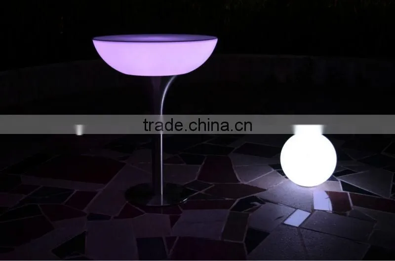 RGB glowing decorative LED club Table