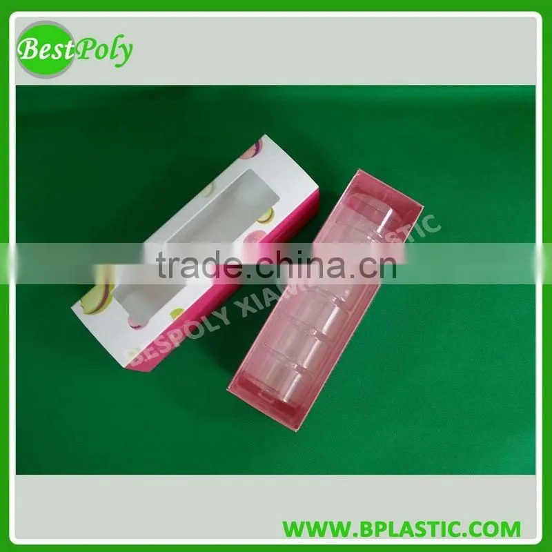 Paper Packaging Box for Macarons, Egg Tart, Chocolates, Paper Window Box, Paper Drawer Box