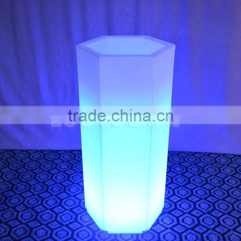 2015 New Cordless Waterproof Rechargeable RGBW Multi Color LED Light up bar ice bucket LTT-SI01