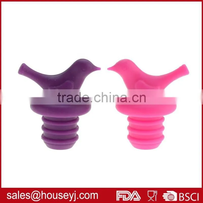 Little Bird Wine Bottle Stopper silicon bottle stopper