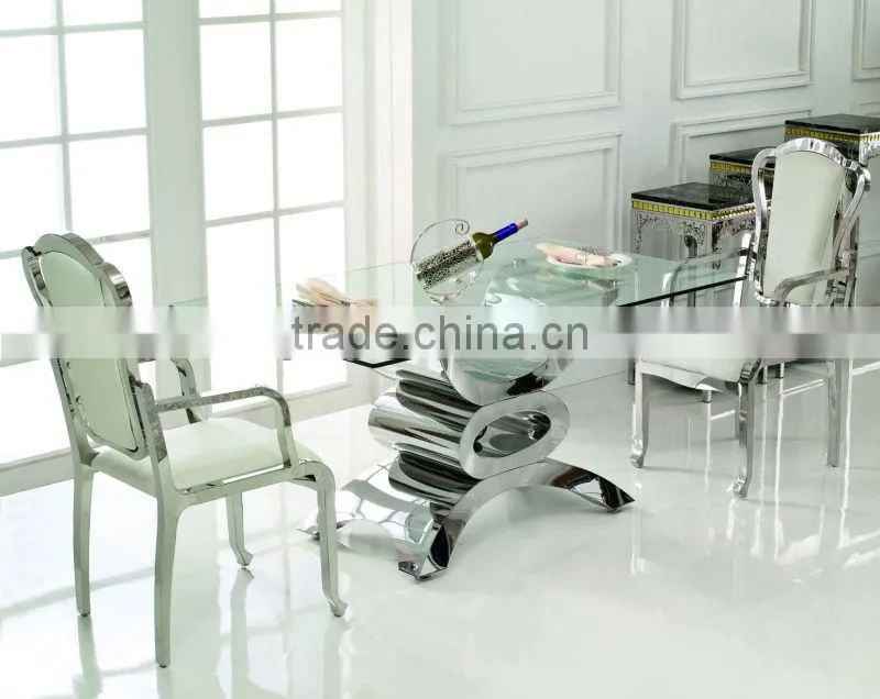 classic dining tables glass dining table set TH371