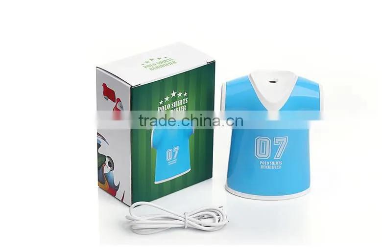New Arrival Polo Shirts Humidifier, Creative Mini Air Humidifier, USB Mute House Multifunctional Humidifier