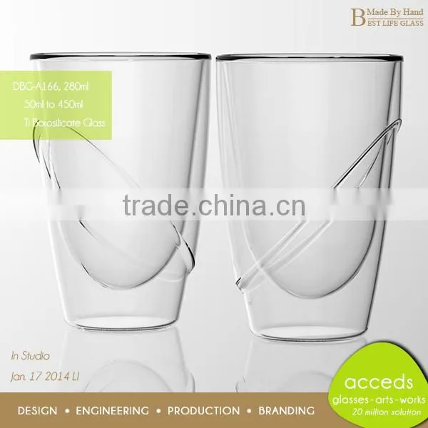 Borosilicate Personalized Custom Cheap Color / Clear Water Glass Cup