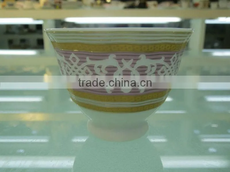 CHEAP ARABIC CAWA CUP SET WITH GOLDEN DESIGN