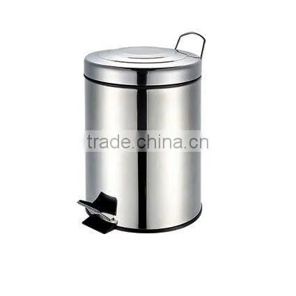 Trash Bin /Pedal Bin Set of 2 With Pink Big trash bin