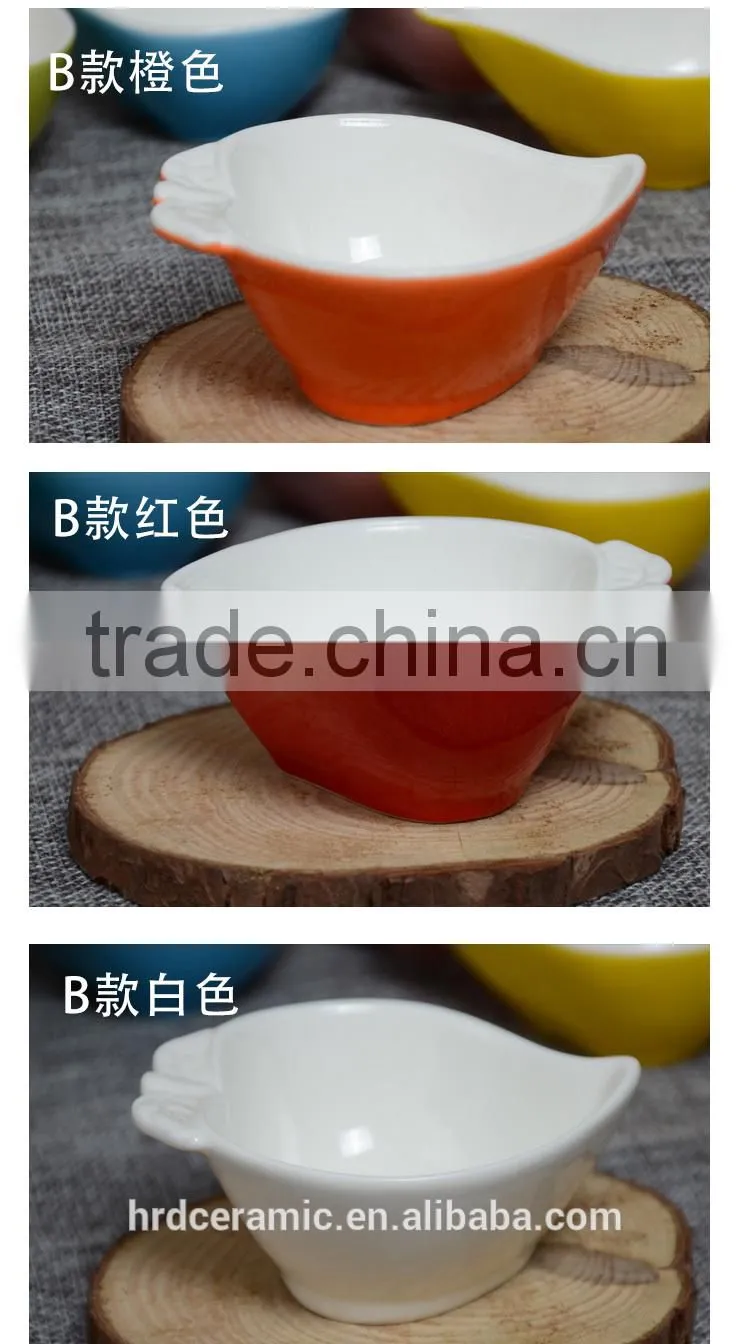 Creative stocked small ceramics dish,sauce dish ,creative dish, snack dish