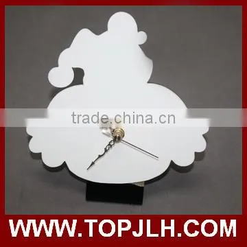 2017 Topjlh custom printed zodiac shaped wood craft clock
