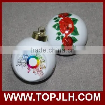 2017 hot wholesale ceramic ornament baubles
