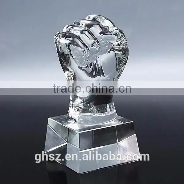 Custom awards souvenir world cup trophy replica crystal trophy award
