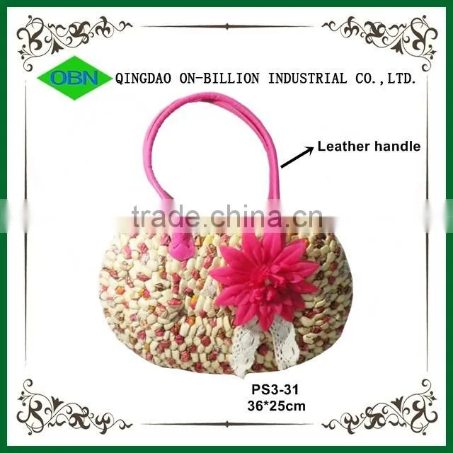 2014 wholesale natural bag shopping bag french straw bag