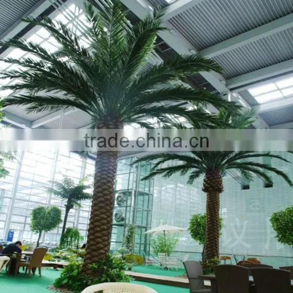 artificial hot selling date big plastic palm tree for decoration