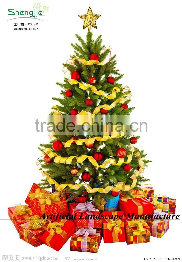 2015 big christmas tree made in guangzhou, gift artificial christmas tree