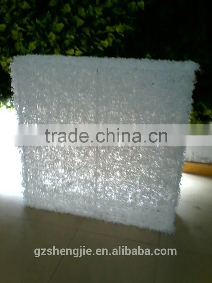 LXY081312 white artificial boxwood hedge high quality plastic milan hedge fence for sale