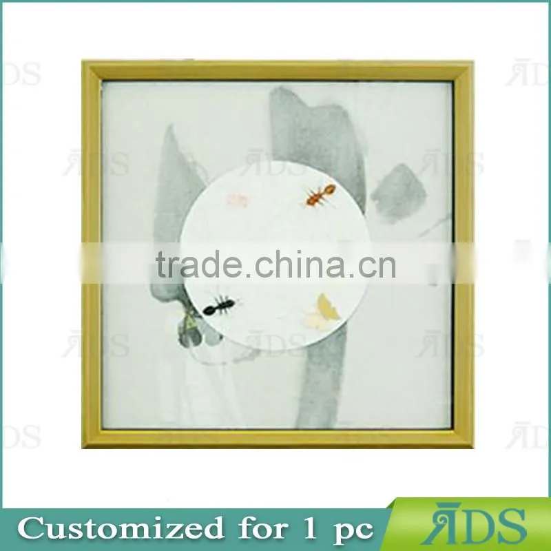 Framed Handmade ceramic fish wall art hanging