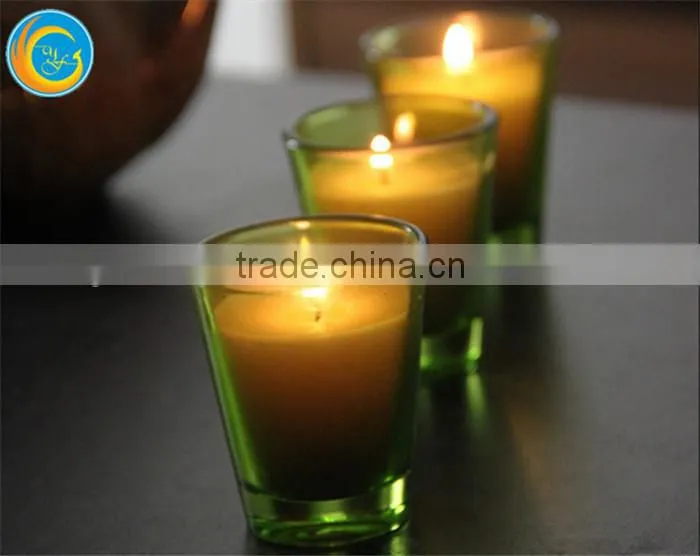 turquoise votive candle holders