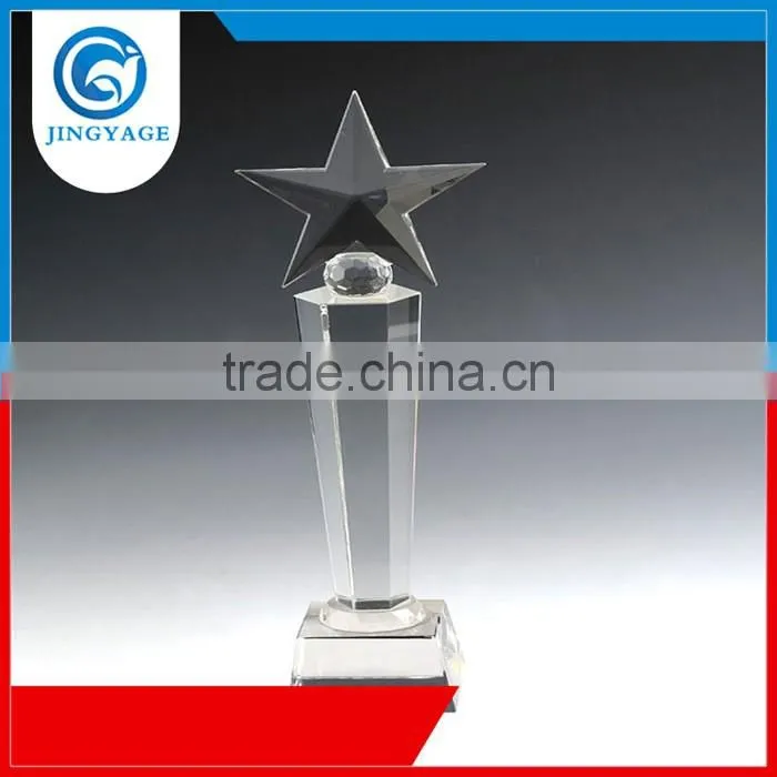 Jingyage crystal star trophy awards