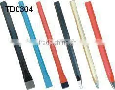 steel cold chisel with rubber holder