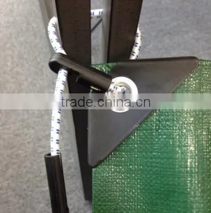 Latex thread elastic bungee toggle ties for scaffolding sheeting