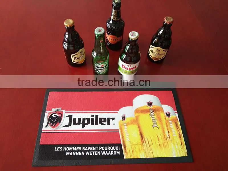 Factory directly supply Eco-friendly custom full color club bar mats